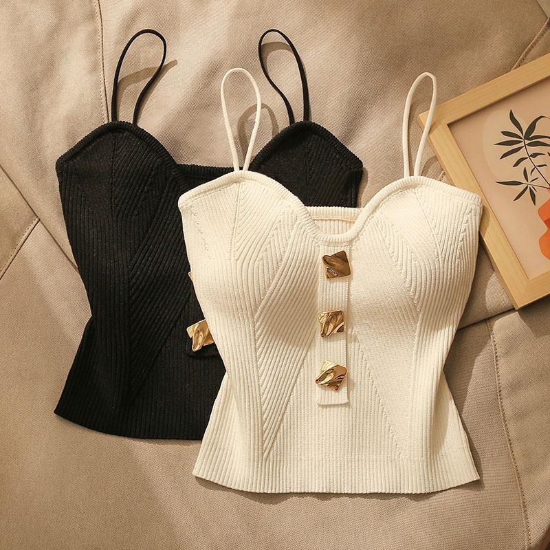 Knitted Tube Top Camisole Vest for Women FD - Image 8