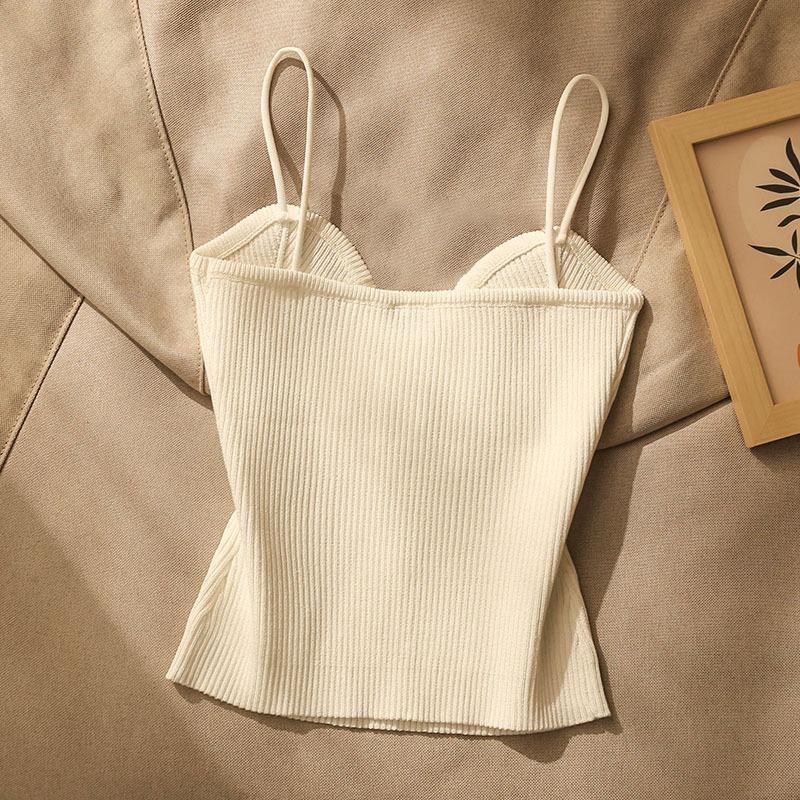 Knitted Tube Top Camisole Vest for Women FD - Image 9