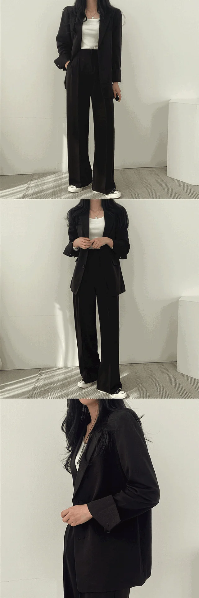 Korean style casual women office suit set FD - Image 4