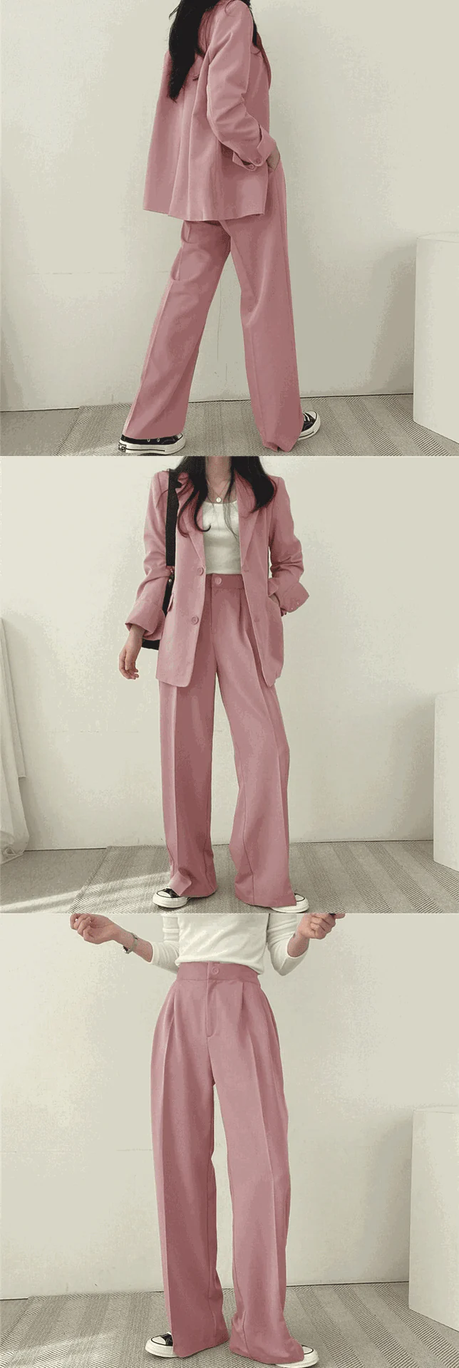 Korean style casual women office suit set FD - Image 7