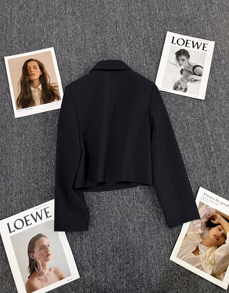 Korean style loose straight tube slim 2025 spring Office Jacket FD - Image 27