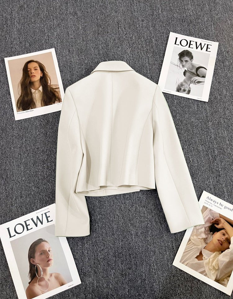 Korean style loose straight tube slim 2025 spring Office Jacket FD - Image 39