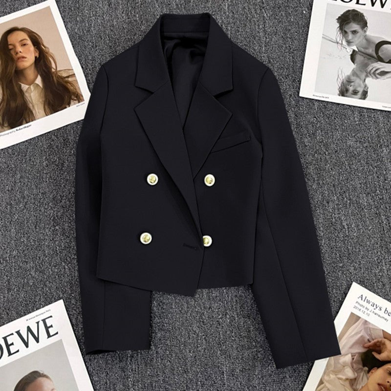 Korean style loose straight tube slim 2025 spring Office Jacket FD - Image 8