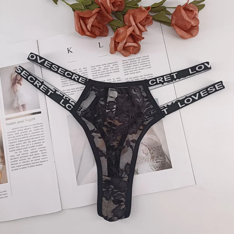 Lace Whisper | Seamless Low-Rise Lace Thong Panties - Image 17