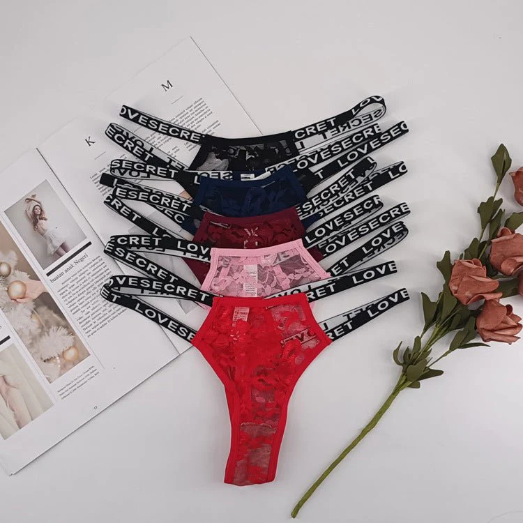 Lace Whisper | Seamless Low-Rise Lace Thong Panties - Image 18