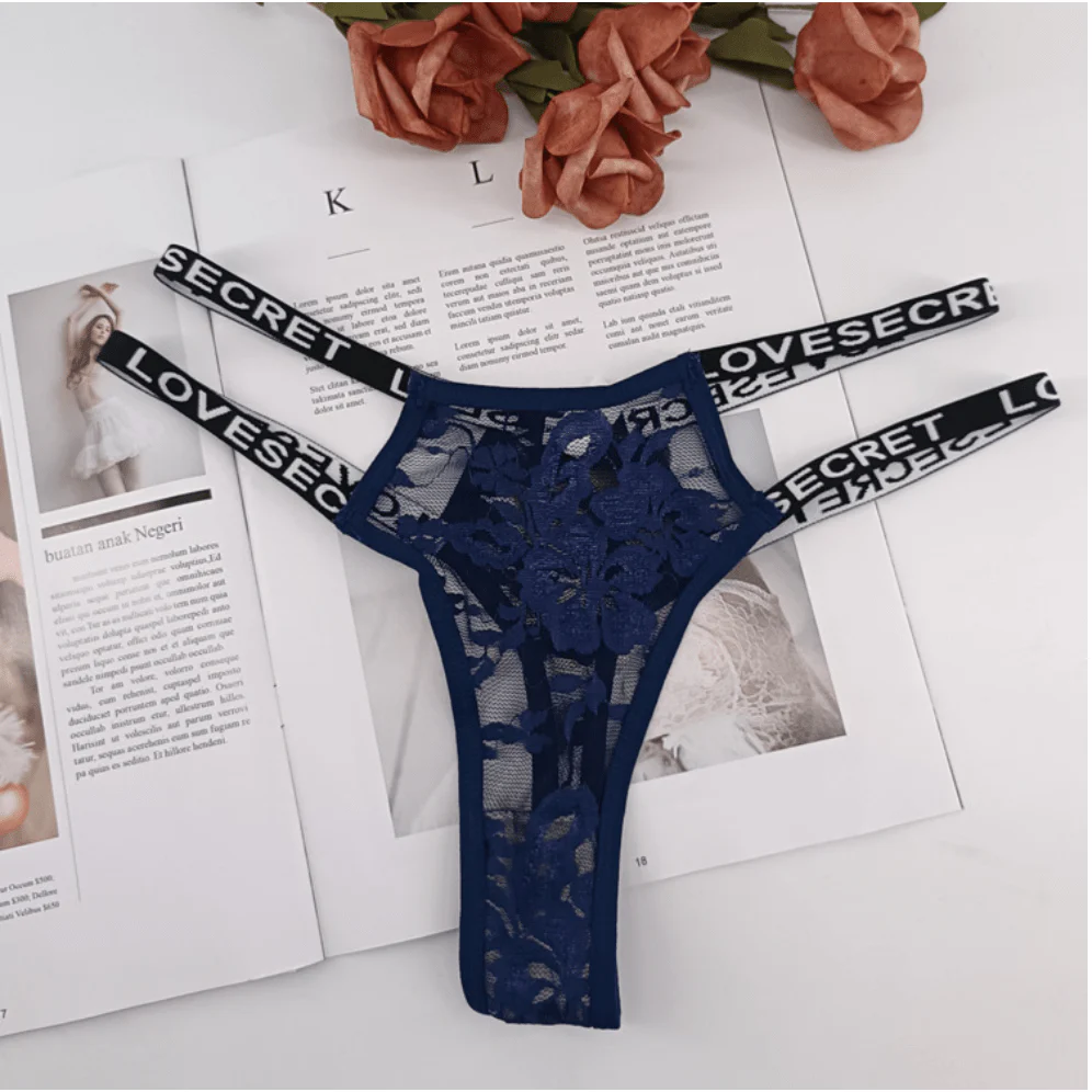 Lace Whisper | Seamless Low-Rise Lace Thong Panties - Image 19