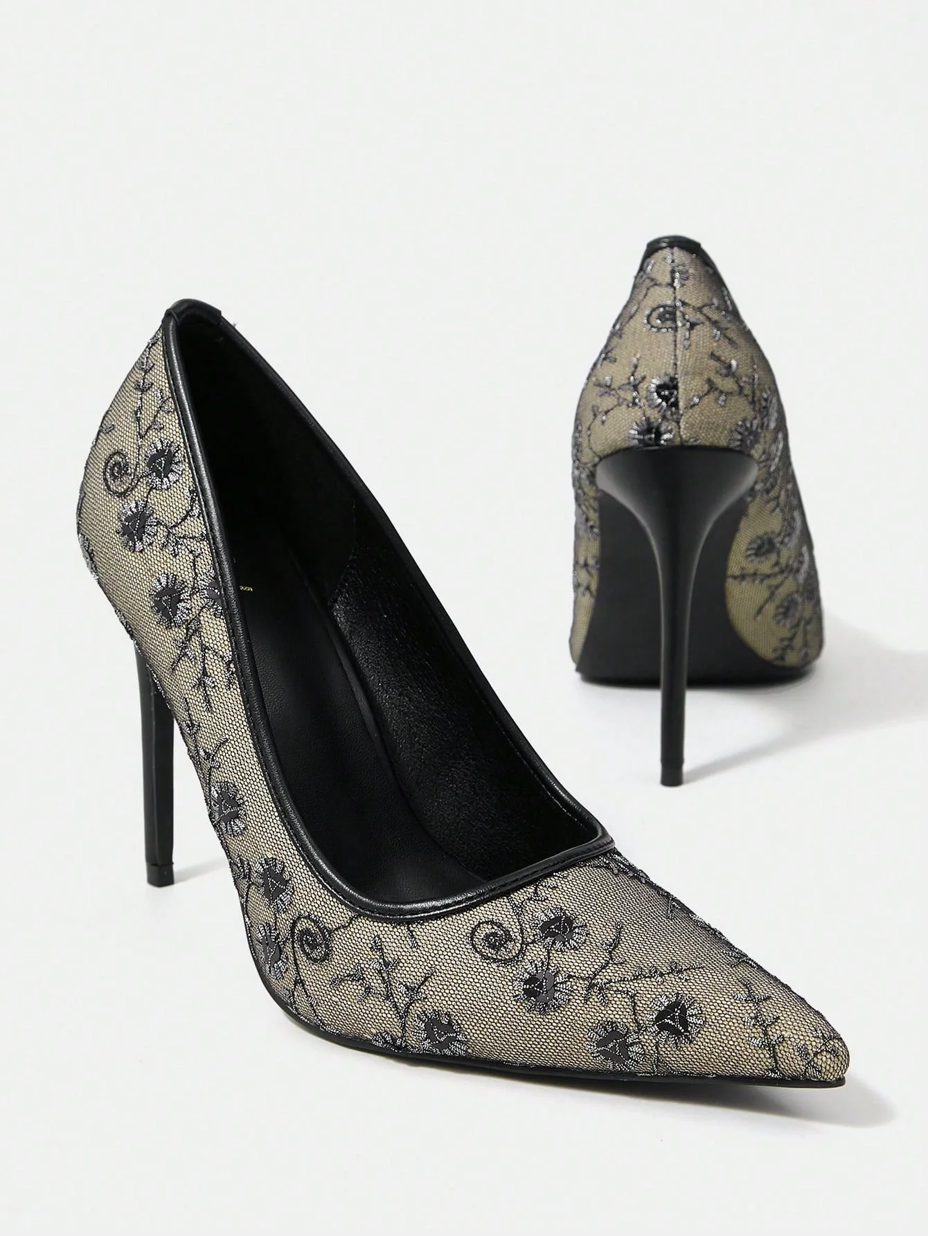Ladies' High Heel Stiletto Pointed Toe Pumps - Image 5