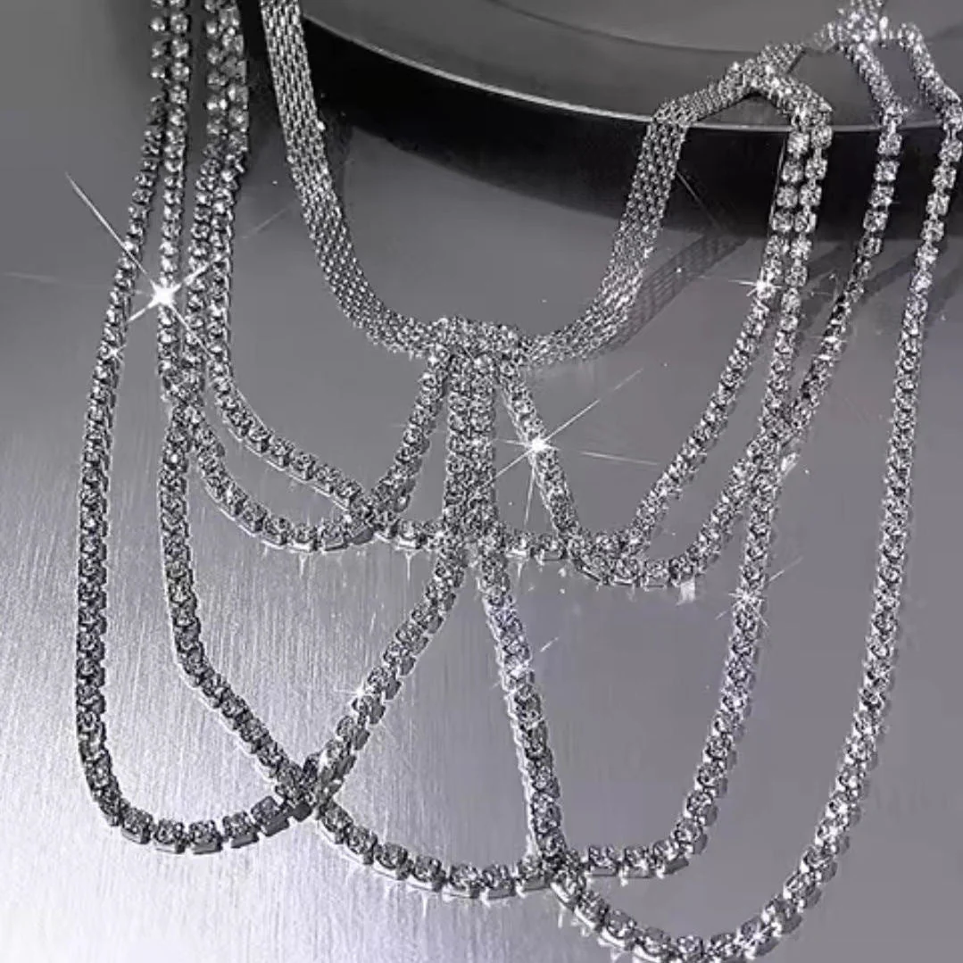 Leg chain jewelry exaggerated diamond chain jewelry - Image 17