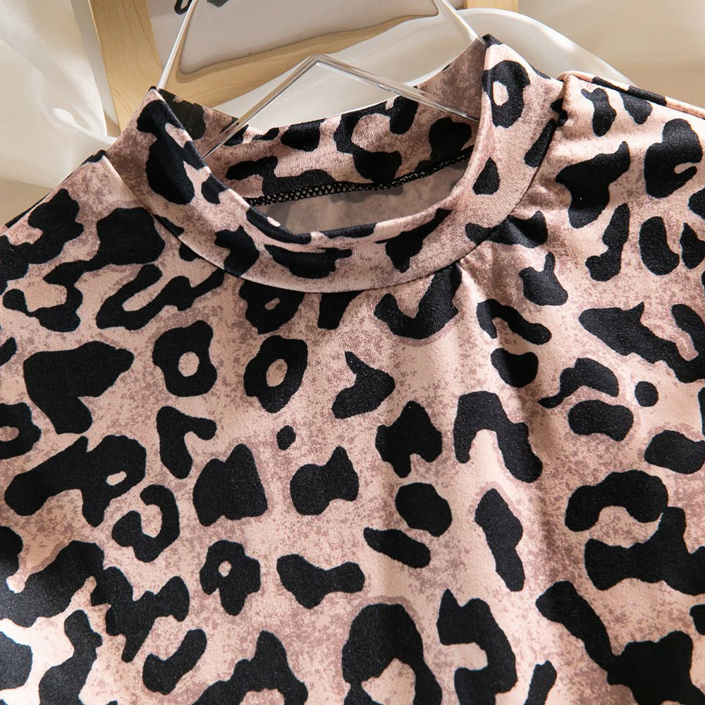 Leopard Glam | Milk Silk High-Waist Long Sleeve Jumpsuit - Image 20