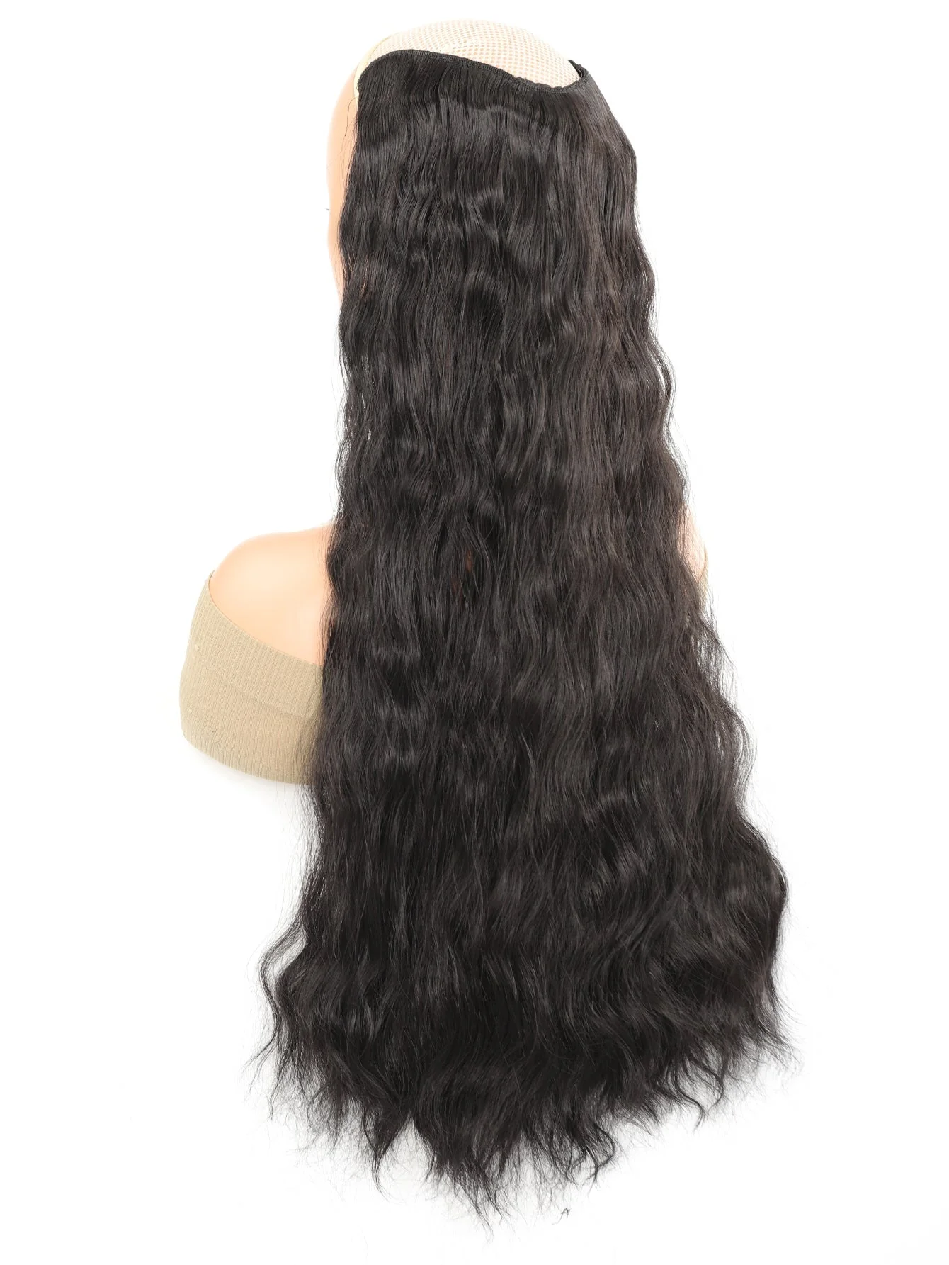 Long Curly Synthetic Hair Extension FD - Image 6