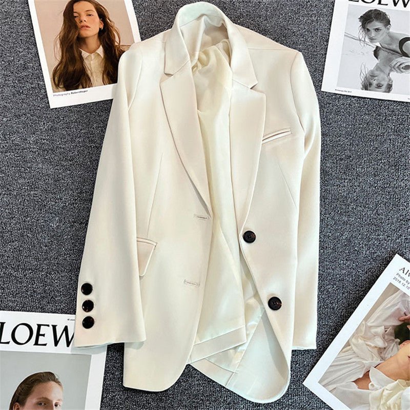 Loose straight tube slim 2025 spring Blazer for Office FD - Image 14