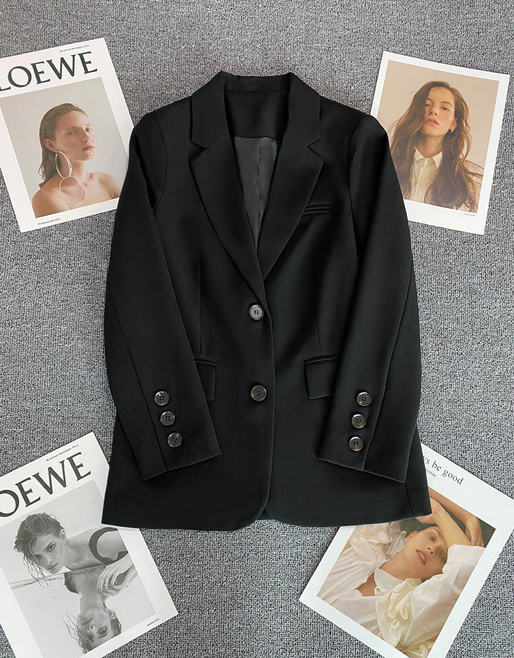 Loose straight tube slim 2025 spring Blazer for Office FD - Image 24
