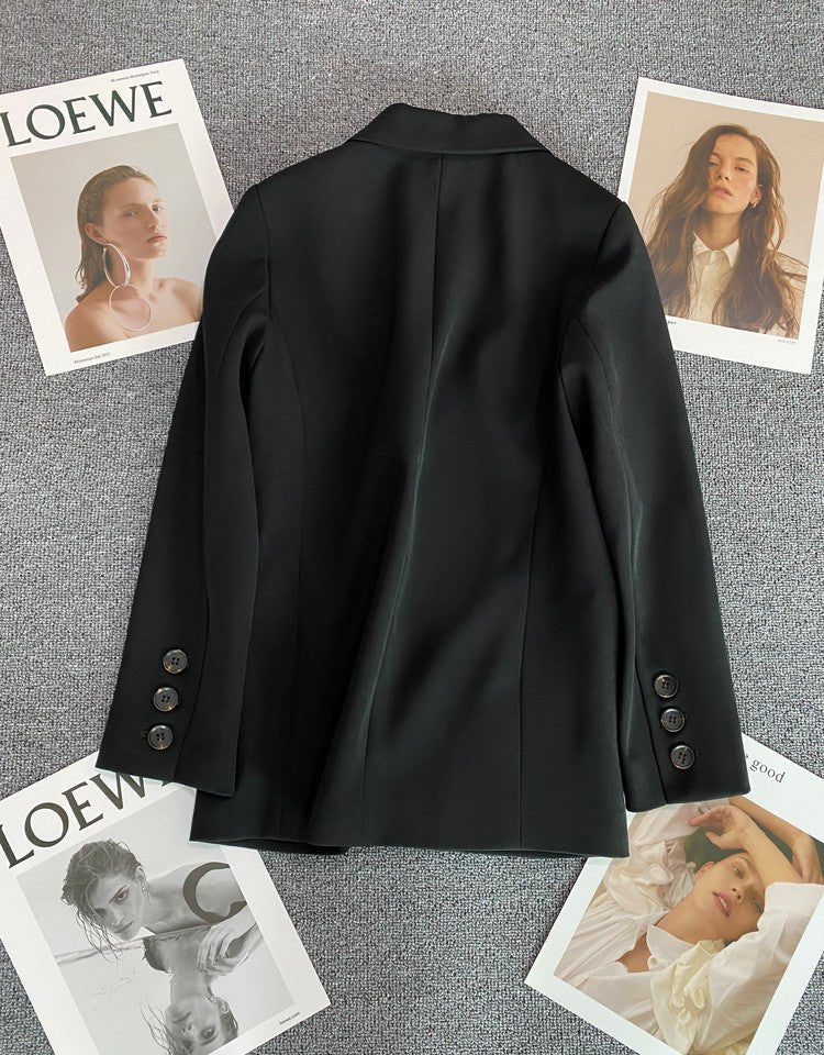 Loose straight tube slim 2025 spring Blazer for Office FD - Image 25