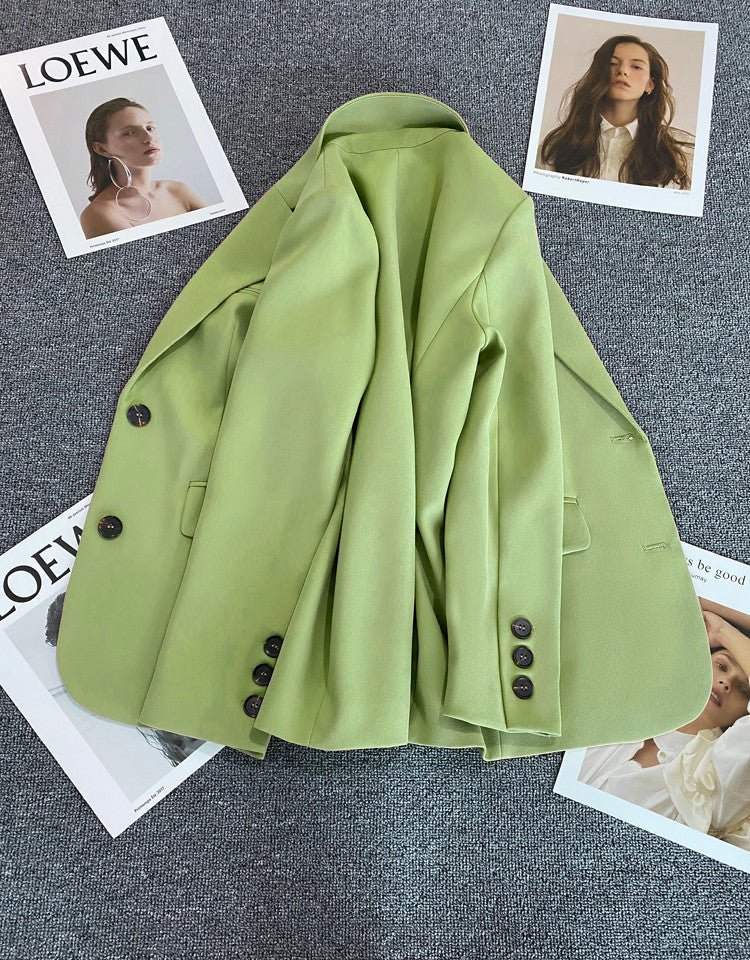 Loose straight tube slim 2025 spring Blazer for Office FD - Image 31