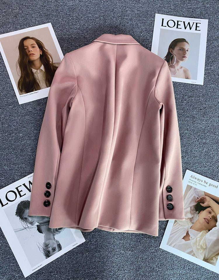Loose straight tube slim 2025 spring Blazer for Office FD - Image 36
