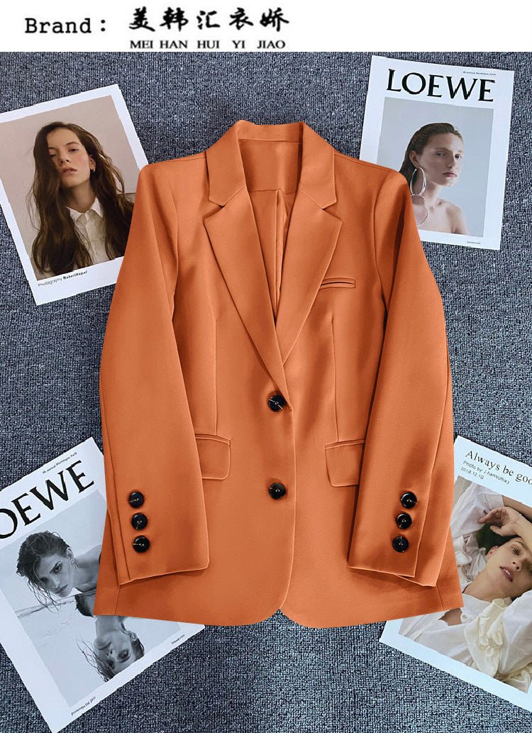 Loose straight tube slim 2025 spring Blazer for Office FD - Image 42