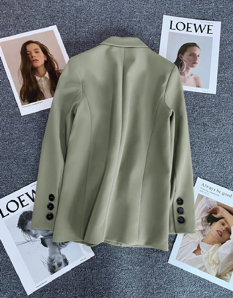 Loose straight tube slim 2025 spring Blazer for Office FD - Image 47
