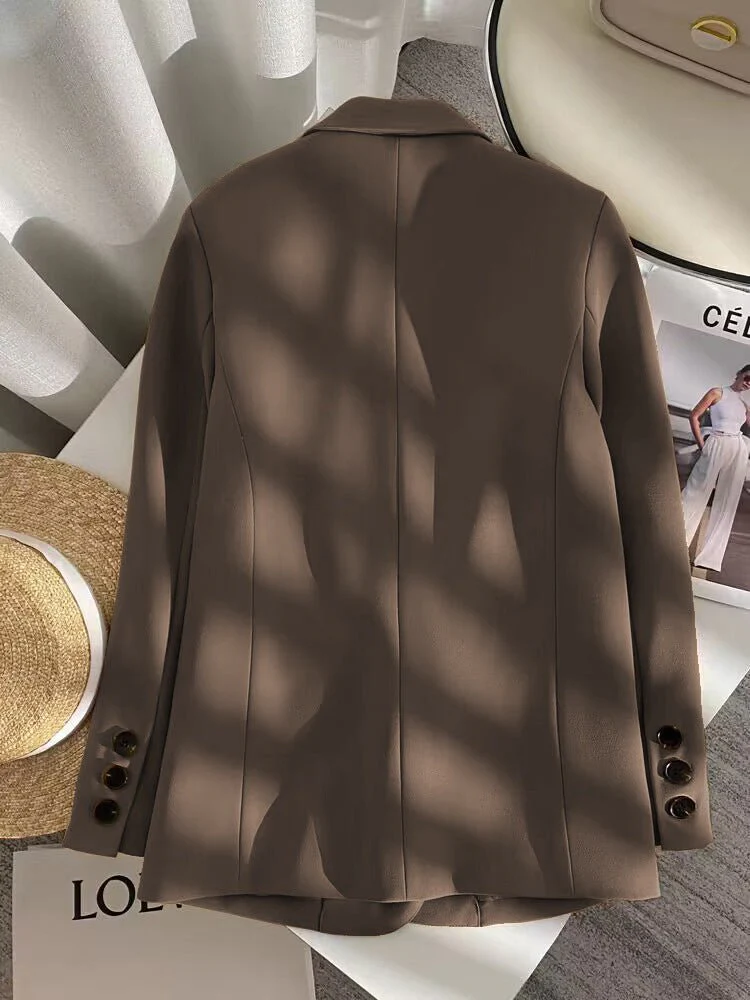 Loose straight tube slim 2025 spring Blazer for Office FD - Image 54