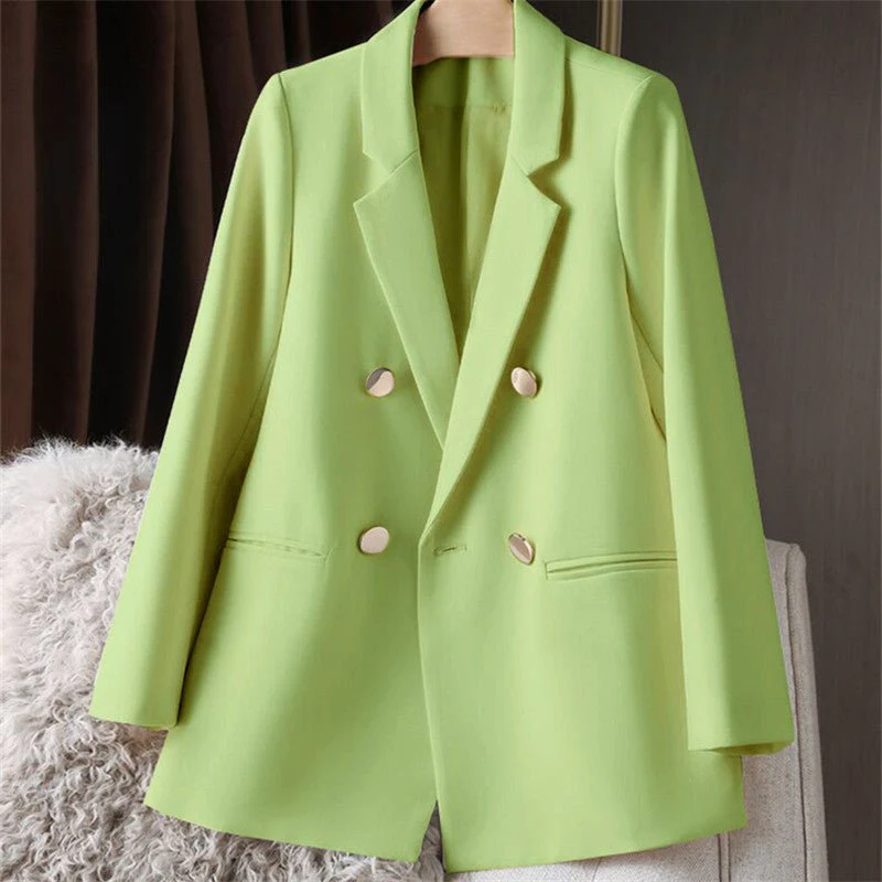 Loose Straight Tube Suit Blazer for Women - Image 4