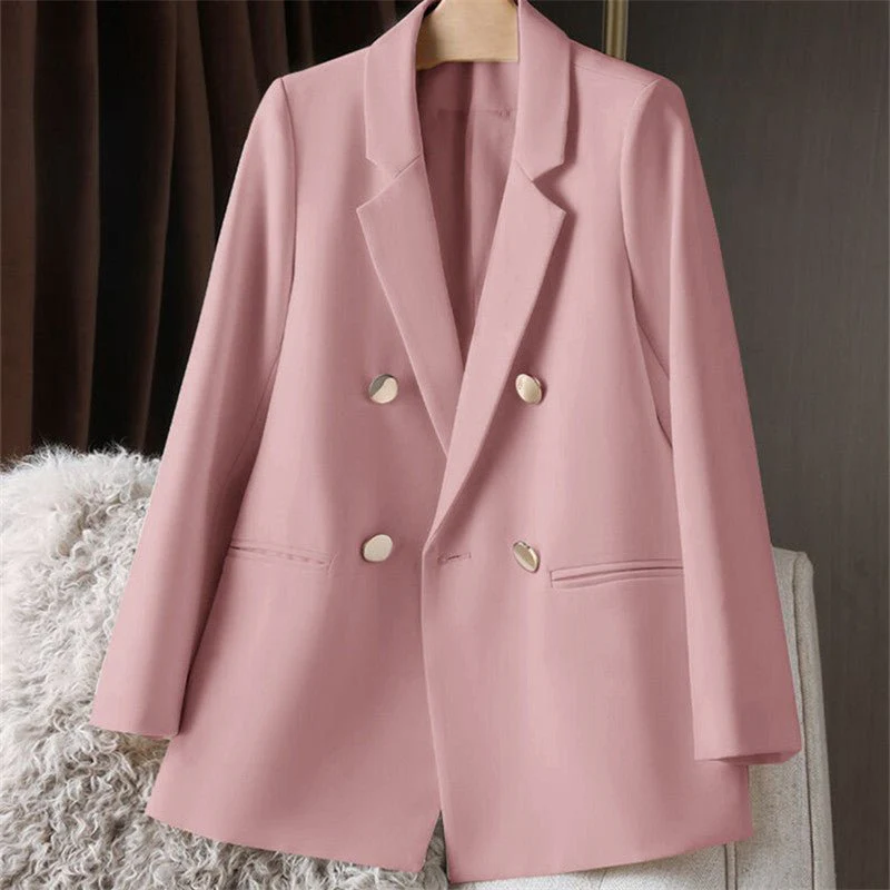 Loose Straight Tube Suit Blazer for Women FD - Image 3