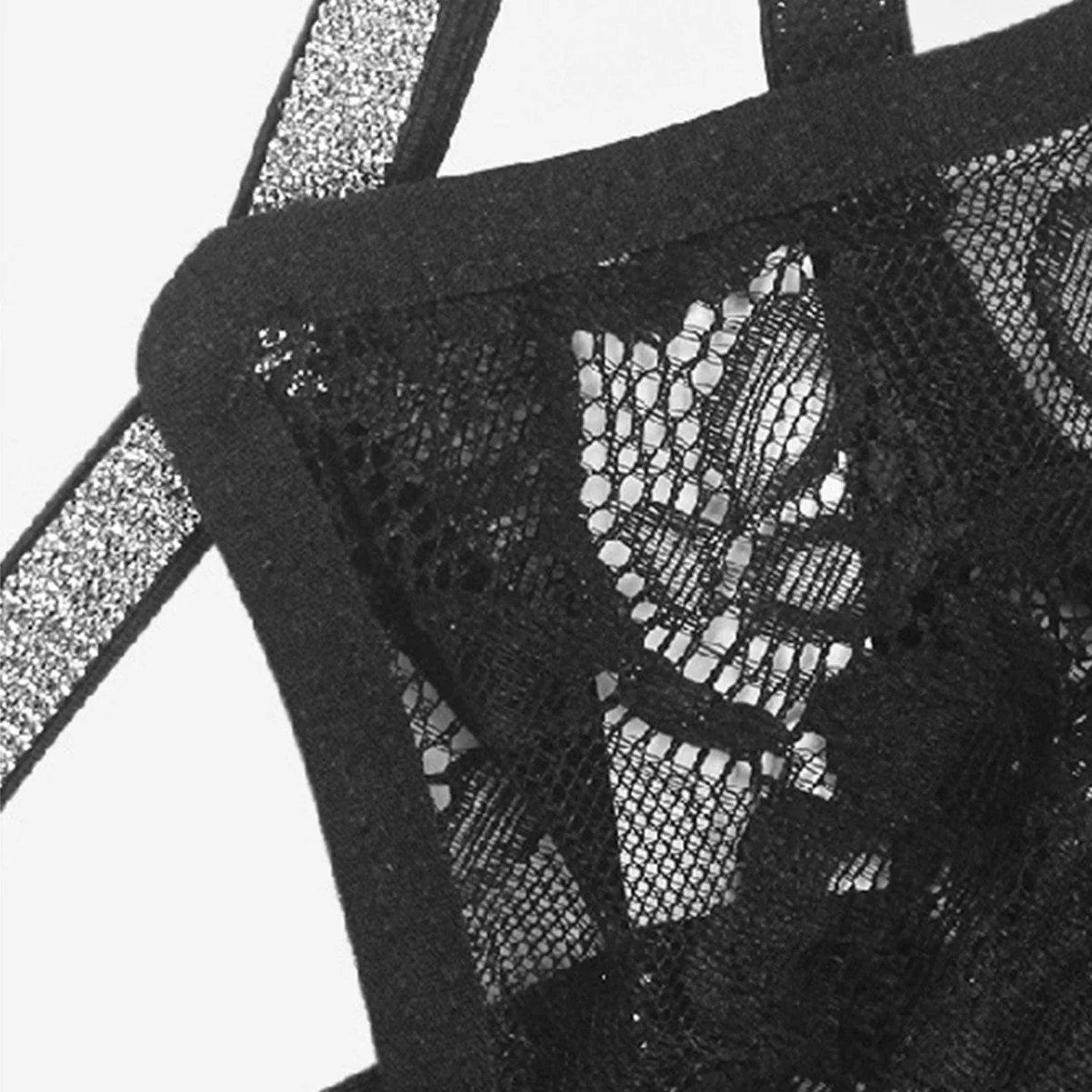Low waist lace women's underwear breathable mesh hollow thin belt seamless thong FD - Image 9