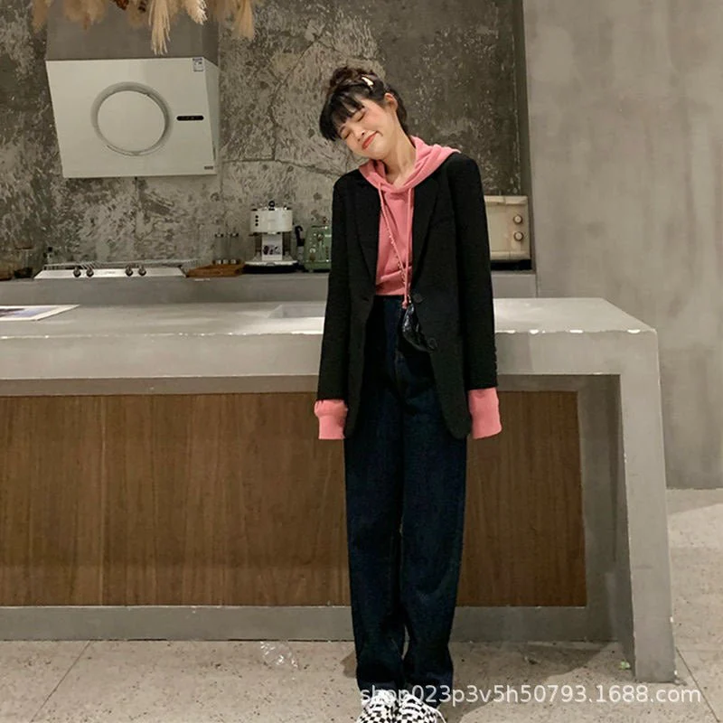 Luxury casual button blazer for women FD - Image 3