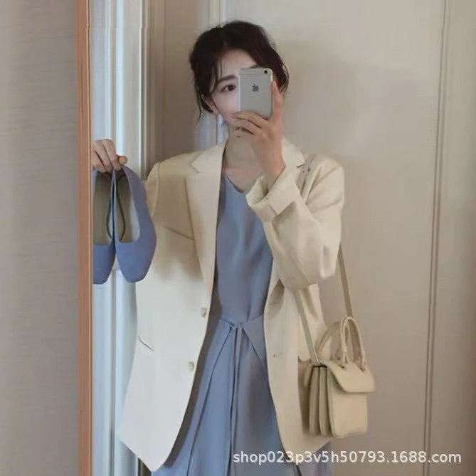 Luxury casual button blazer for women FD - Image 6