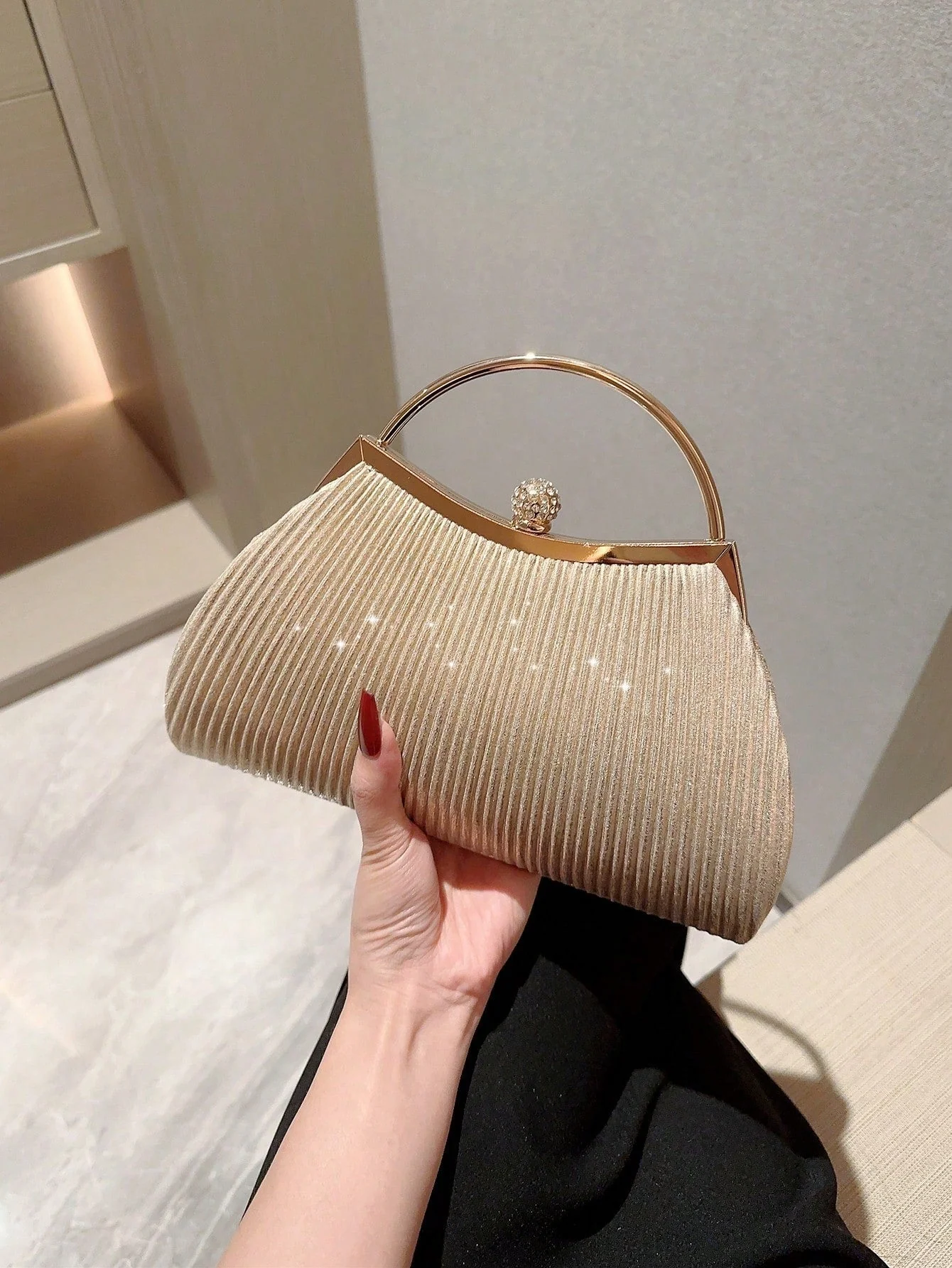 Luxury Sequin, Stylish, Shiny Fashionable Evening Clutch Bag FD