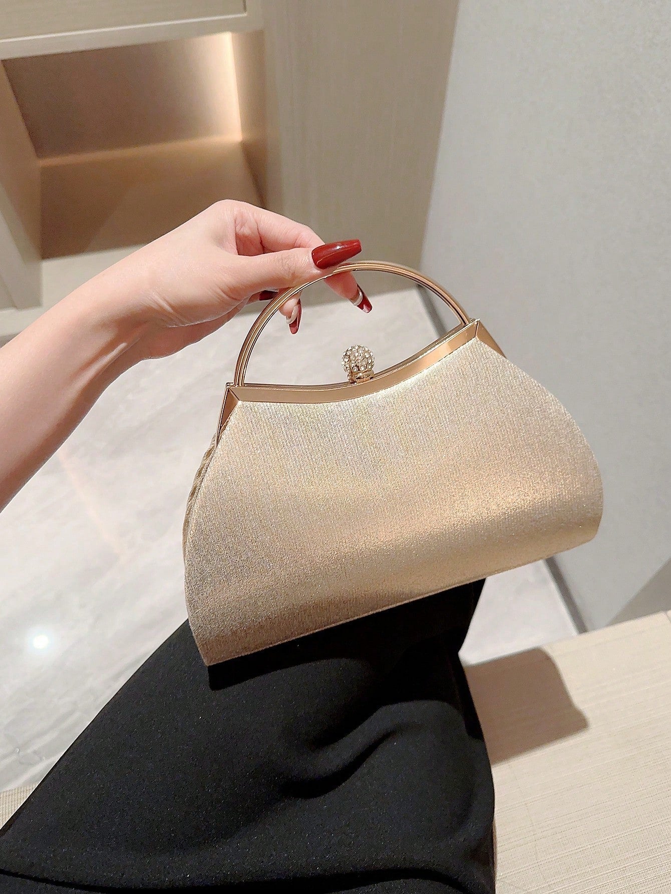 Luxury Sequin, Stylish, Shiny Fashionable Evening Clutch Bag FD - Image 4