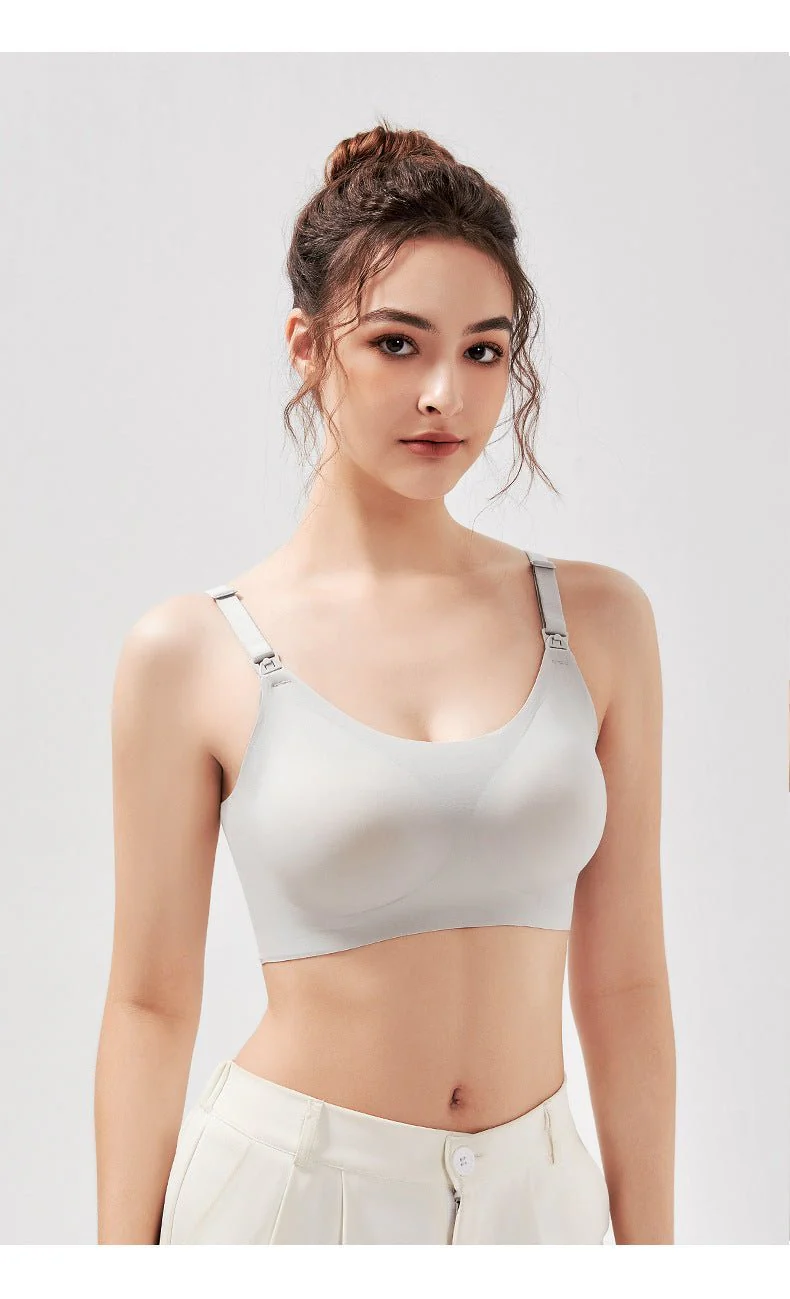 Maternity Comfort | Seamless No-Wire Nursing Sleep Bra Antibacterial - Image 16