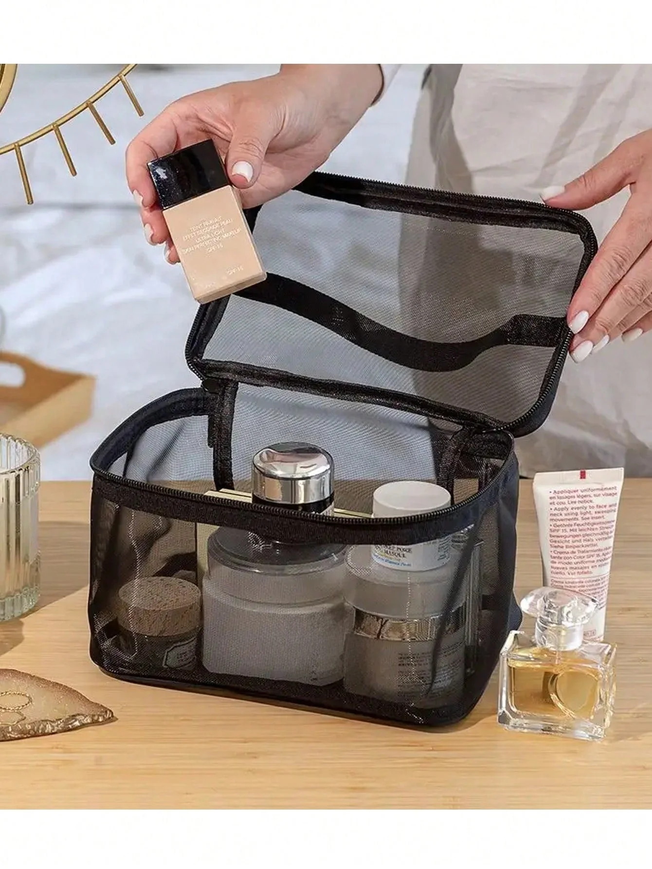 Mesh Makeup Bag FD - Image 6