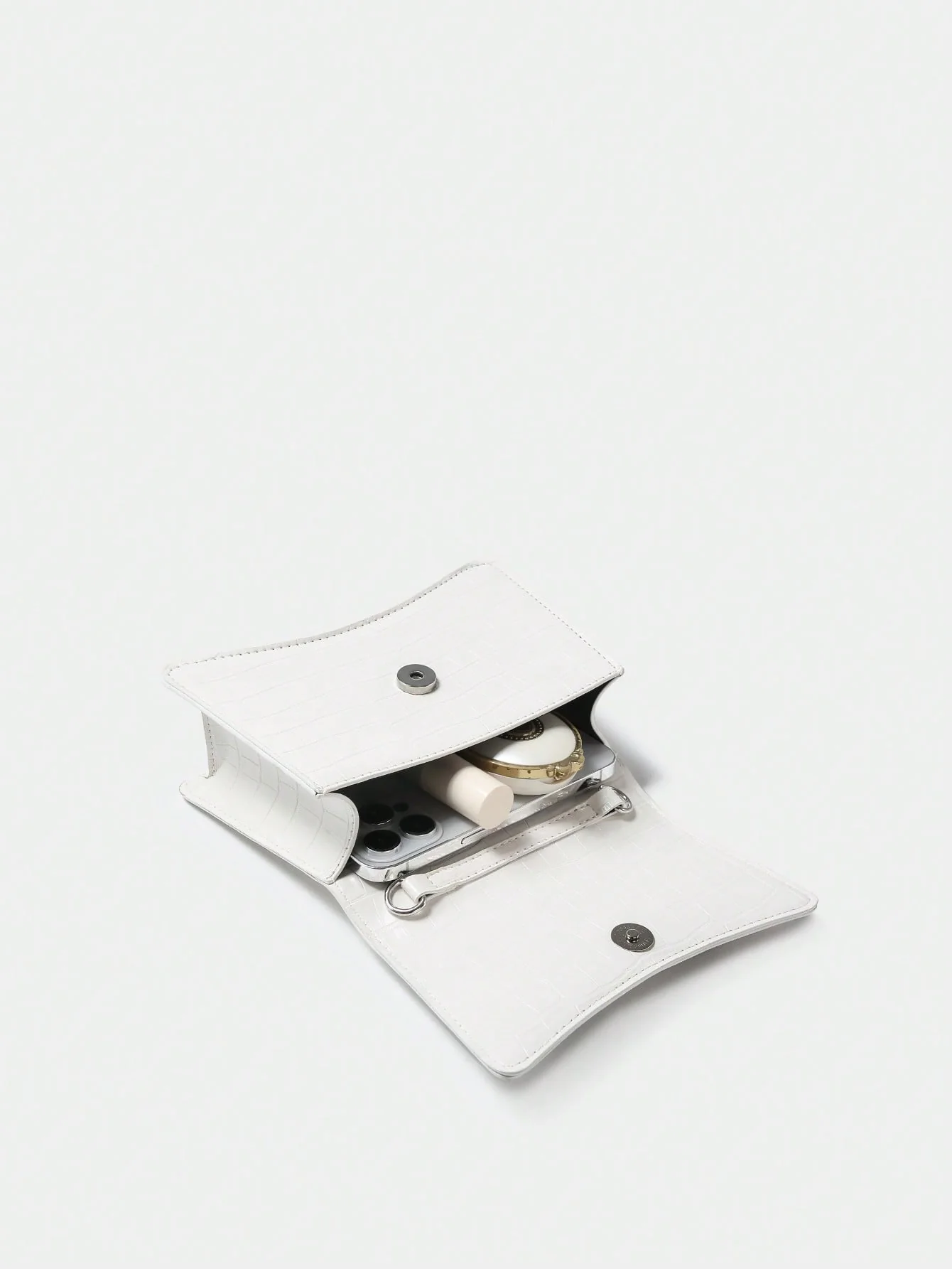Mini Square Bag Rhinestone & Bow Decor Bag - Image 5
