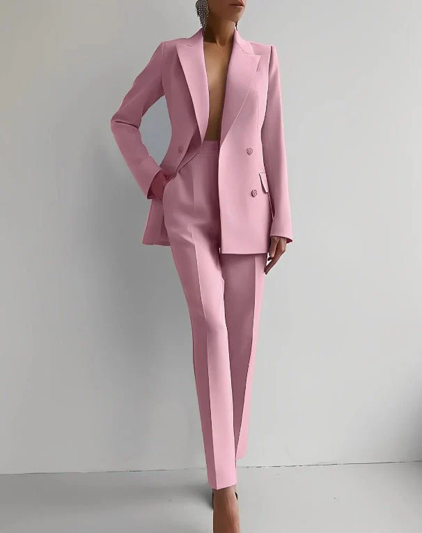Minimal Edge | Long Sleeve Two-Piece Suit Set - Image 13