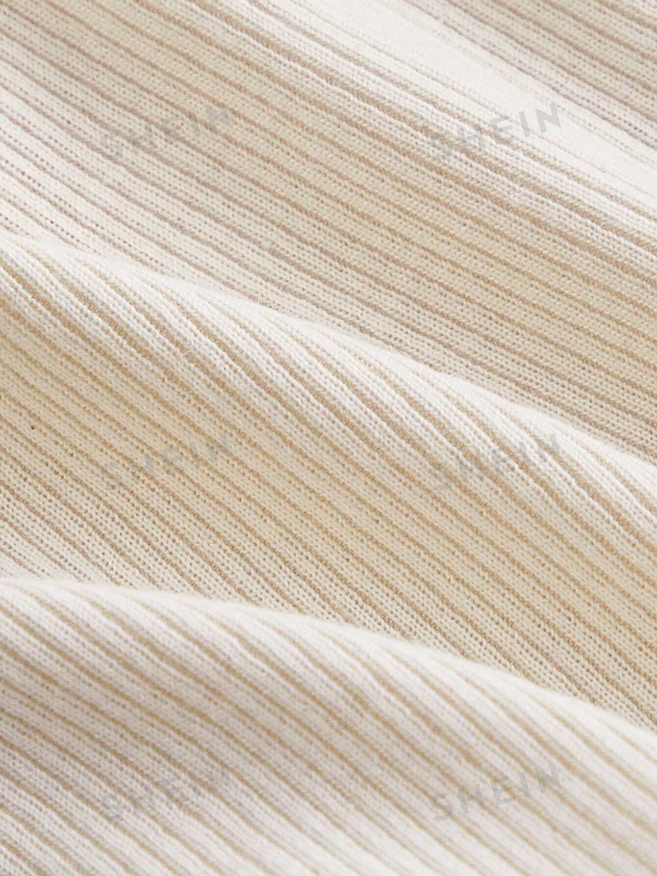 MOD Peach Colored Knitted Tank Top And Fishtail Hem Knee Length Skirt Set, For Teenage Girls - Image 6