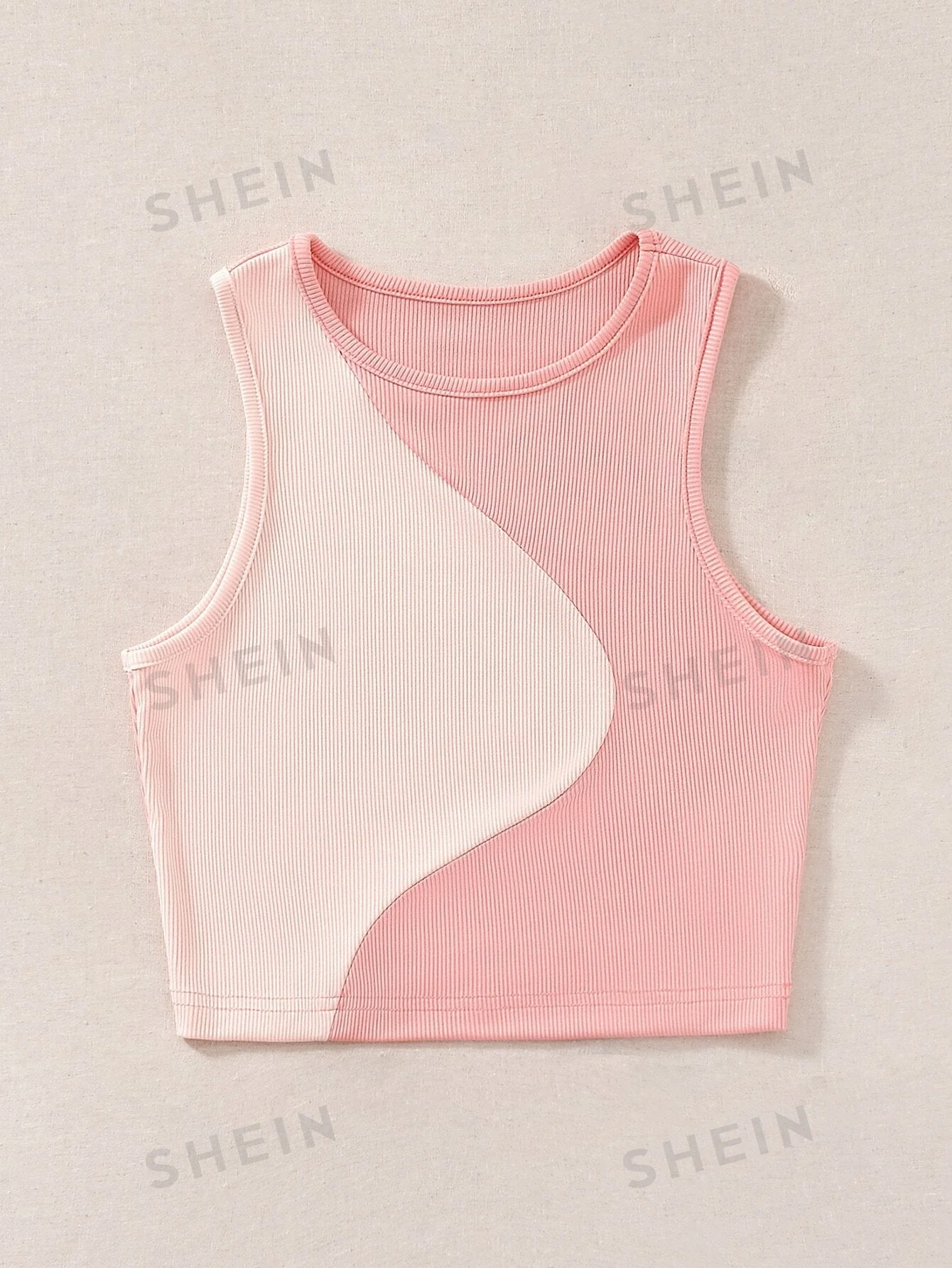 MOOSTA Color Block Ribbed Knit Tank Top - Image 6