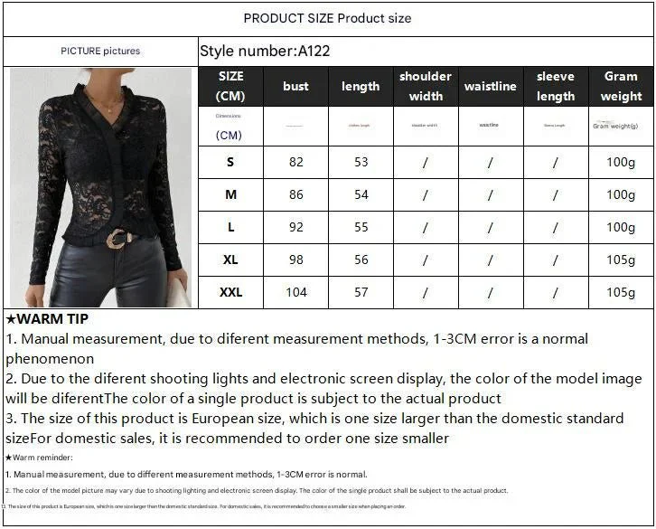New elegant ruffle edge single-layer cashew flower lace T-shirt top women - Image 8