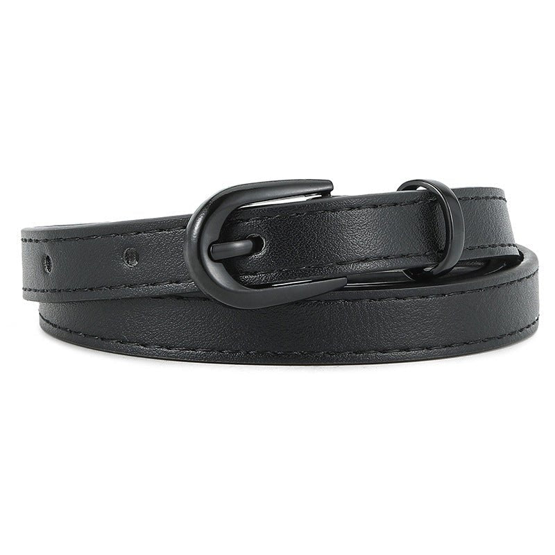 New pin buckle thin belt for women all-match high-end clothing matching PU belt - Image 10