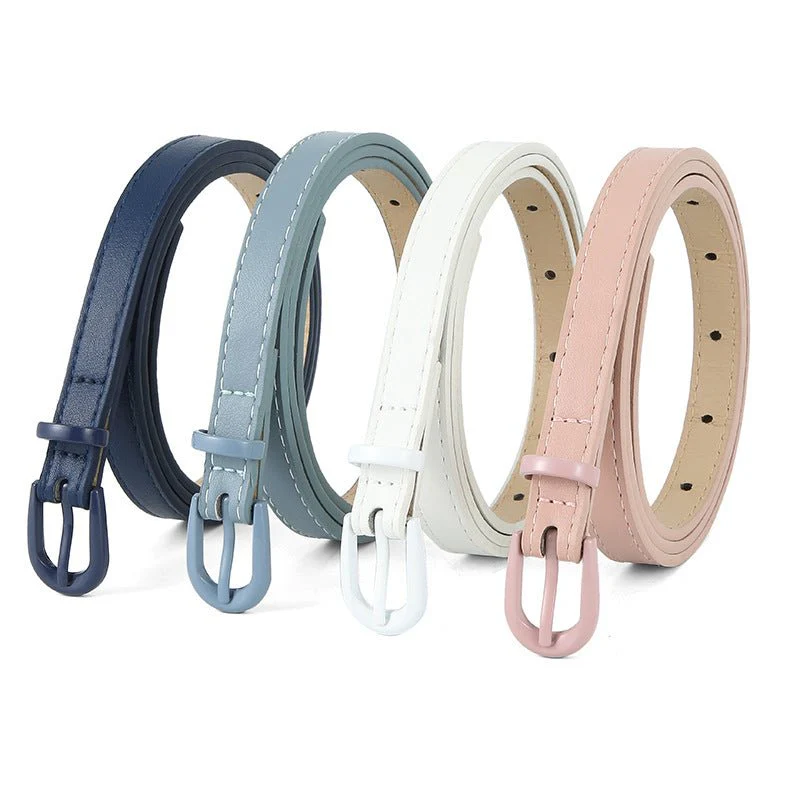 New pin buckle thin belt for women all-match high-end clothing matching PU belt - Image 12