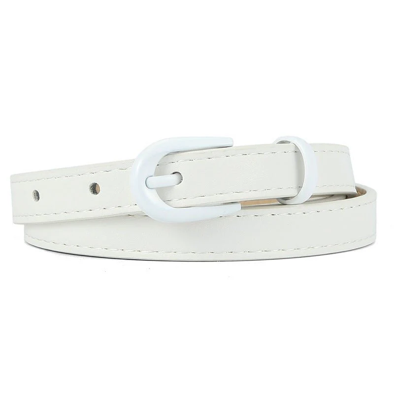 New pin buckle thin belt for women all-match high-end clothing matching PU belt - Image 5