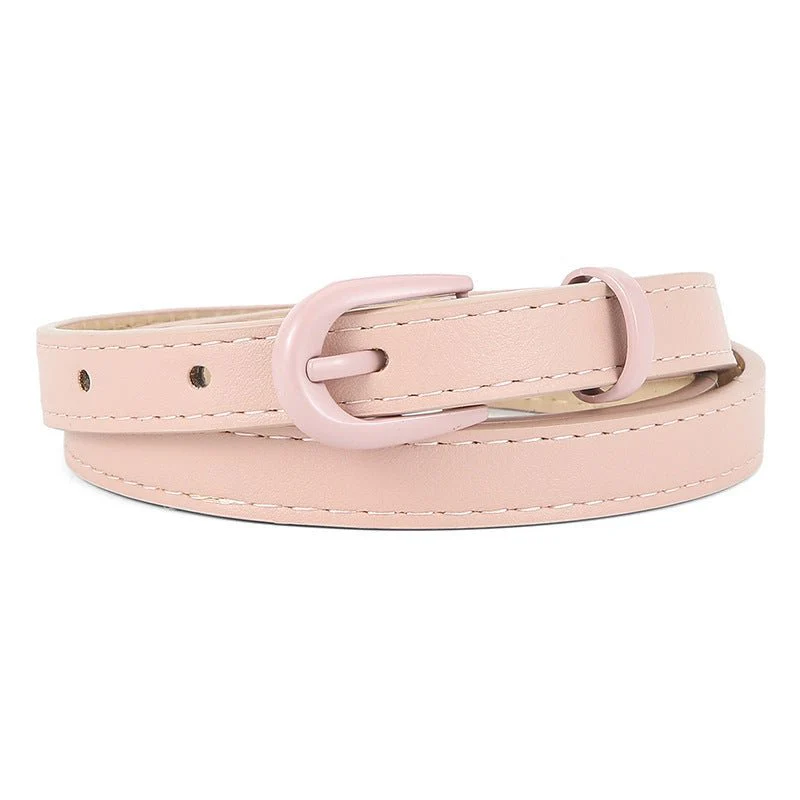 New pin buckle thin belt for women all-match high-end clothing matching PU belt - Image 6