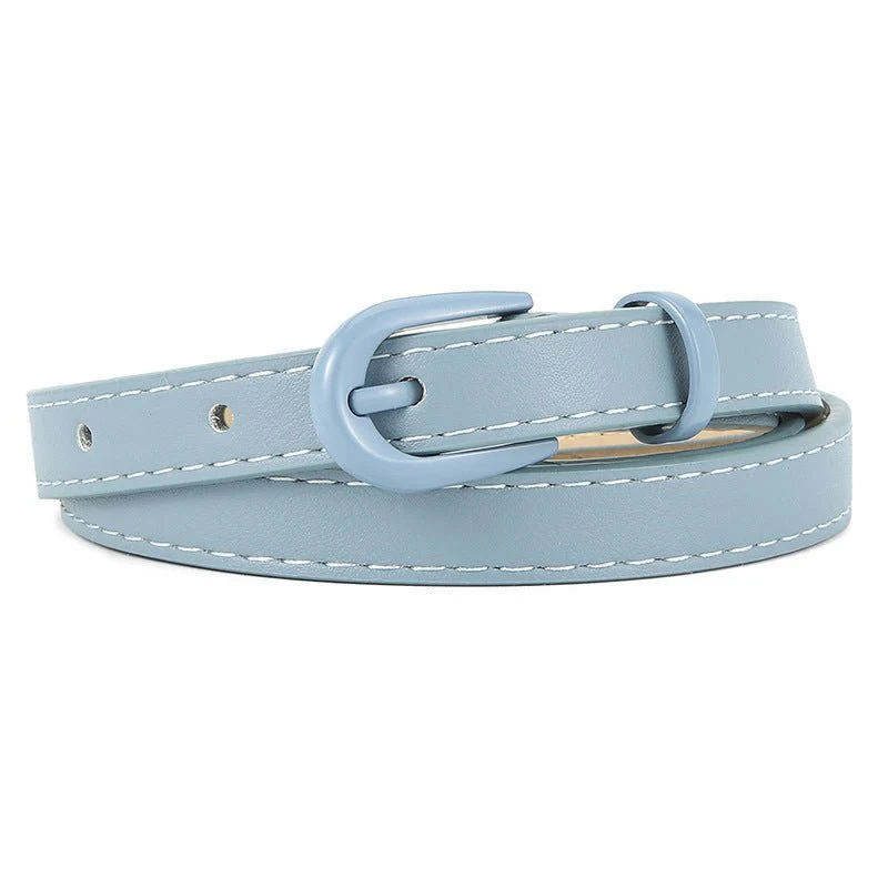 New pin buckle thin belt for women all-match high-end clothing matching PU belt - Image 8