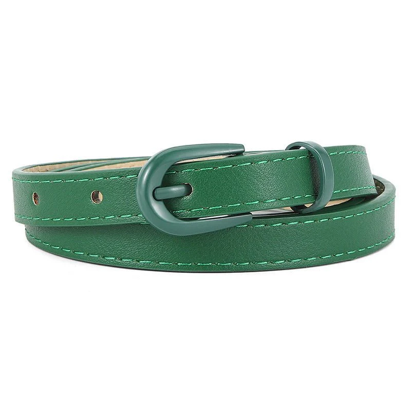 New pin buckle thin belt for women all-match high-end clothing matching PU belt - Image 9