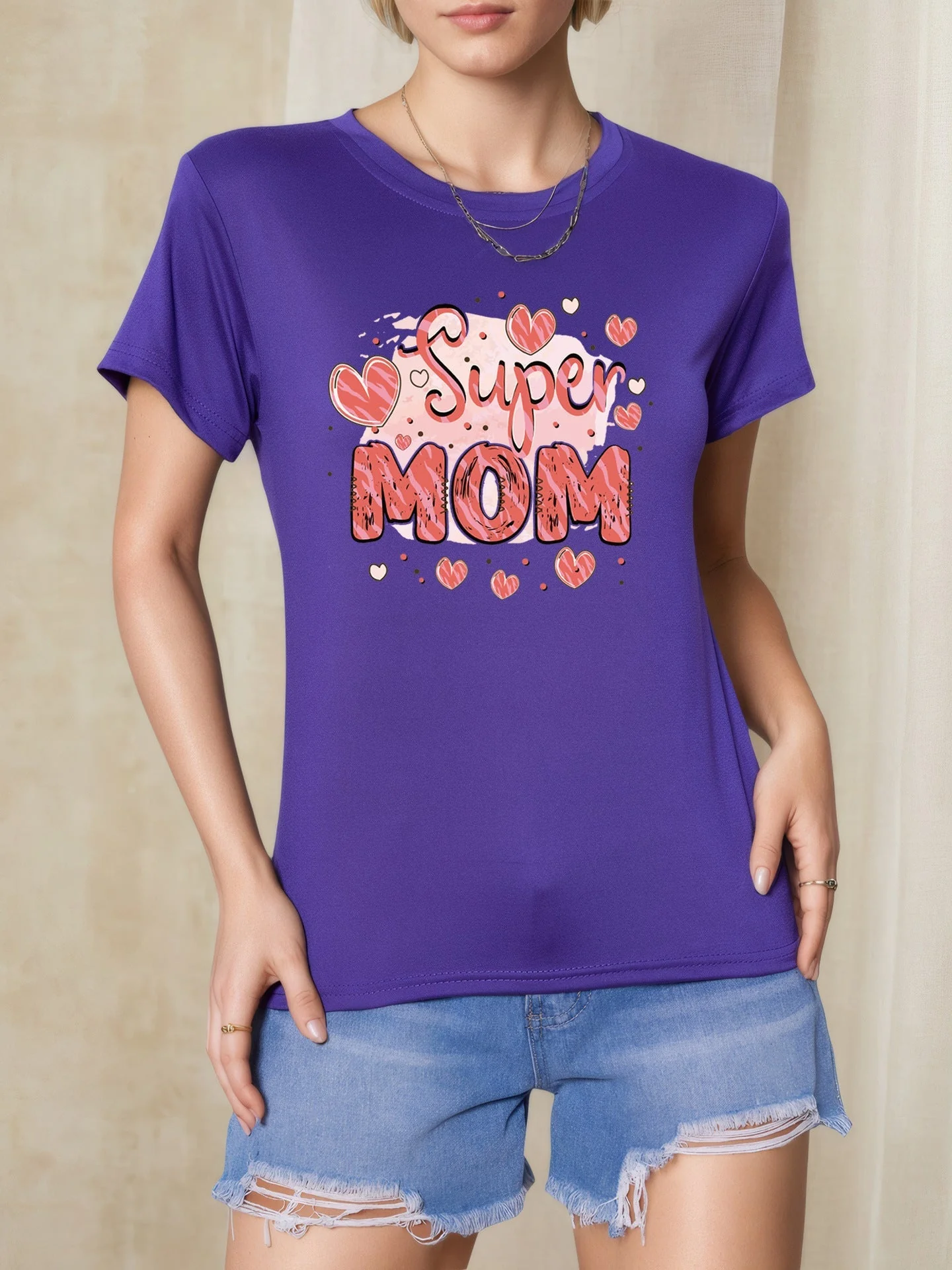 New regular round neck versatile trend women's T-shirt - Image 10