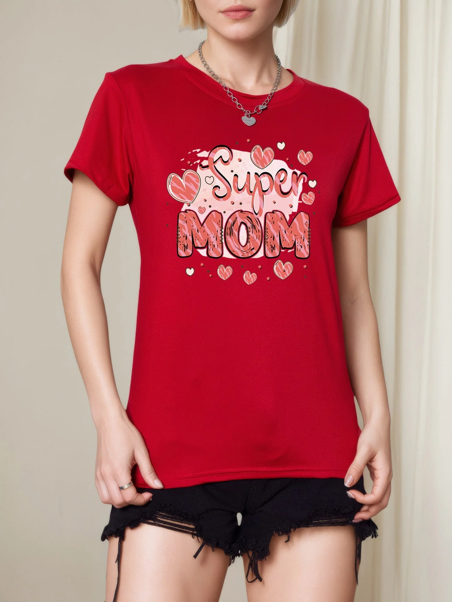 New regular round neck versatile trend women's T-shirt - Image 9