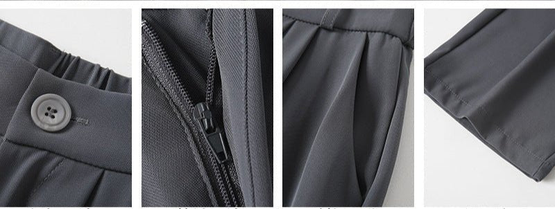 New style drape high waist straight slim mopping casual pants - Image 13