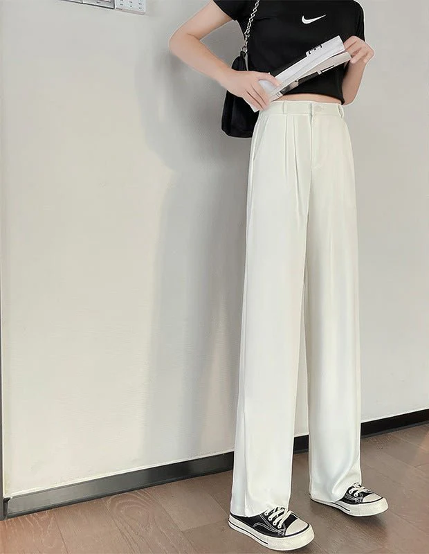 New style drape high waist straight slim mopping casual pants - Image 19