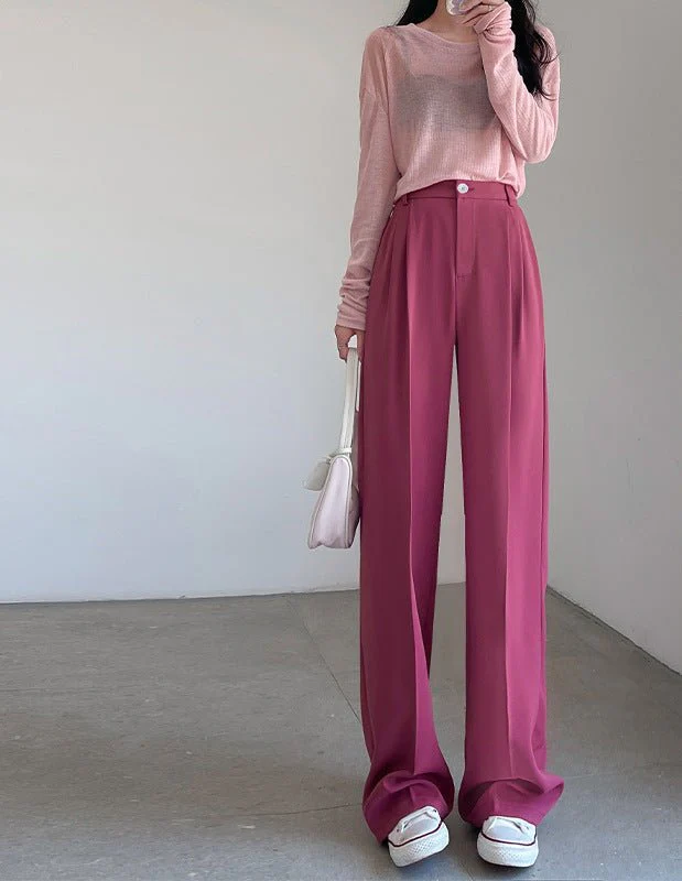 New style drape high waist straight slim mopping casual pants - Image 8
