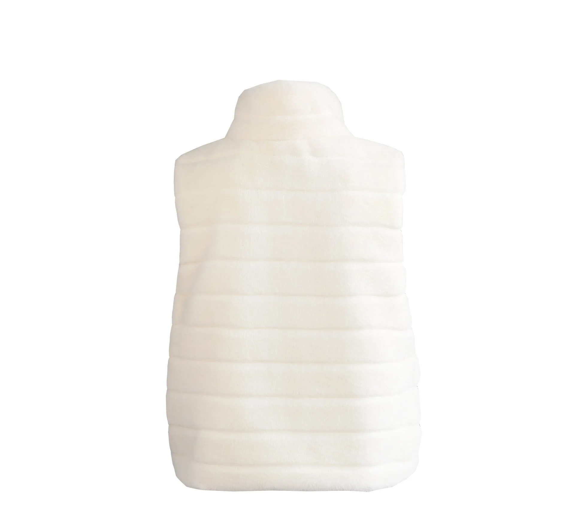 New style vest faux fur vest ladies stand collar faux fur coat - Image 8
