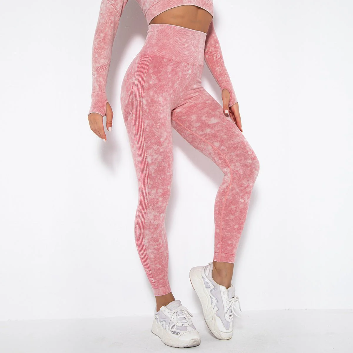 Peach Bloom Leggings | Romantic. Resilient. Radiant. - Image 3