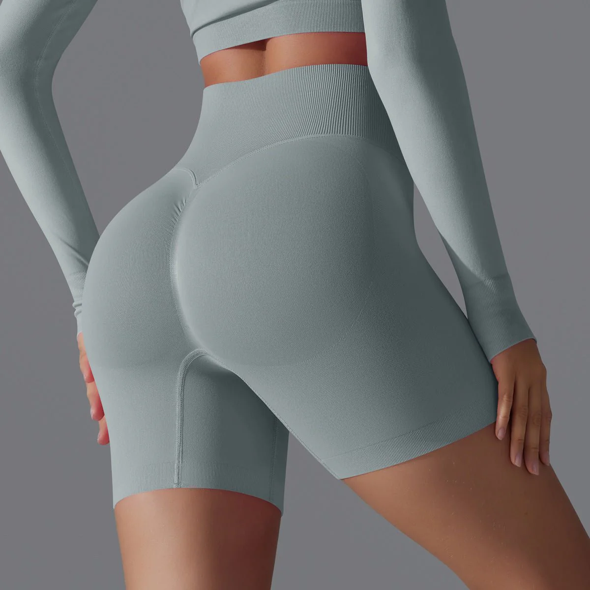Peach Sculpt Biker Shorts | Compact. Contoured. Commanded. - Image 16